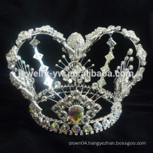 5''Fashion diamond steering wheel pageant tiara crown